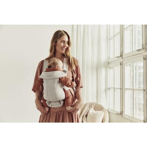 Porte-Bébé Mini Jersey 3D Beige Clair - BABYBJÖRN