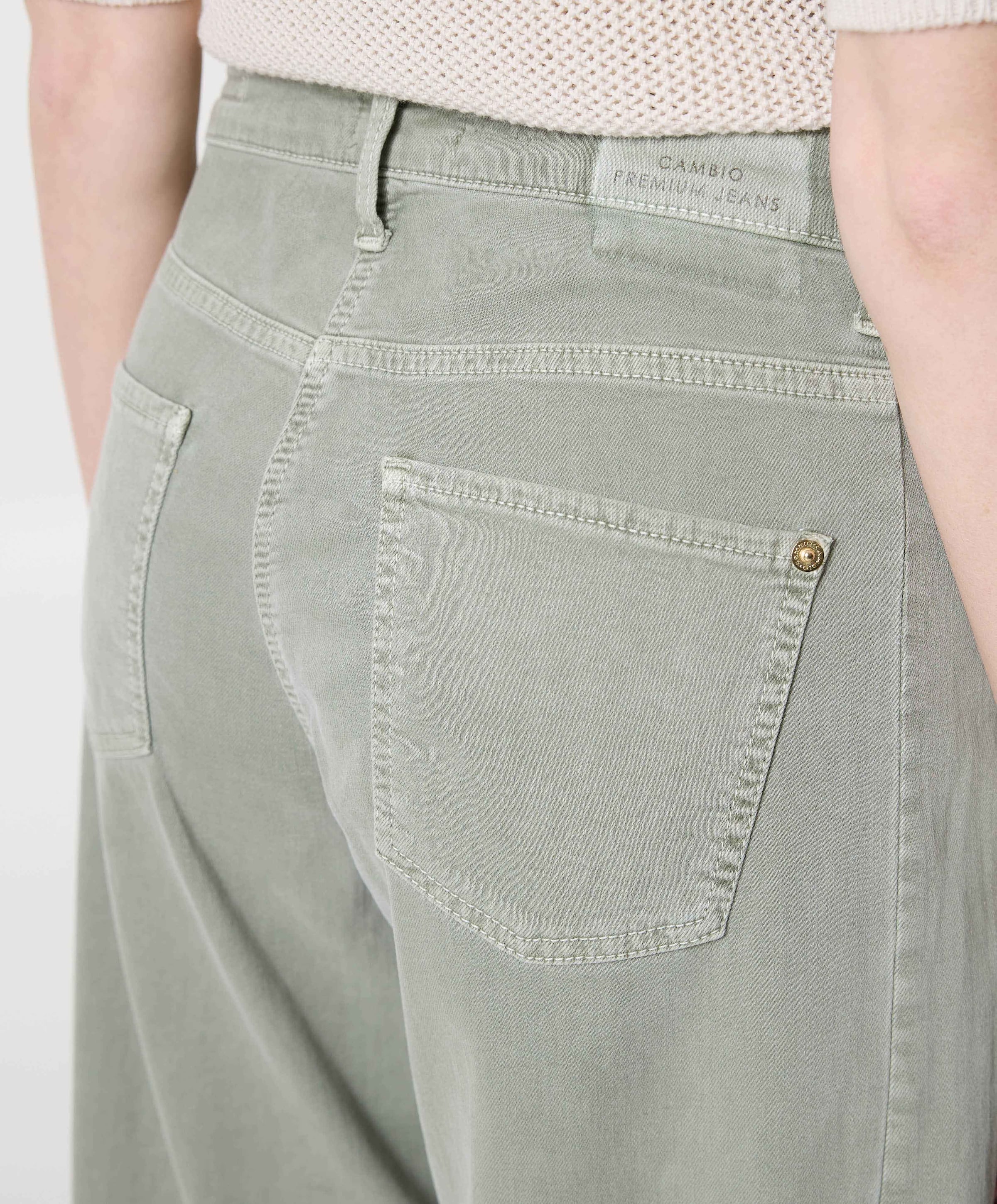 Cambio Oria dames jeans groen