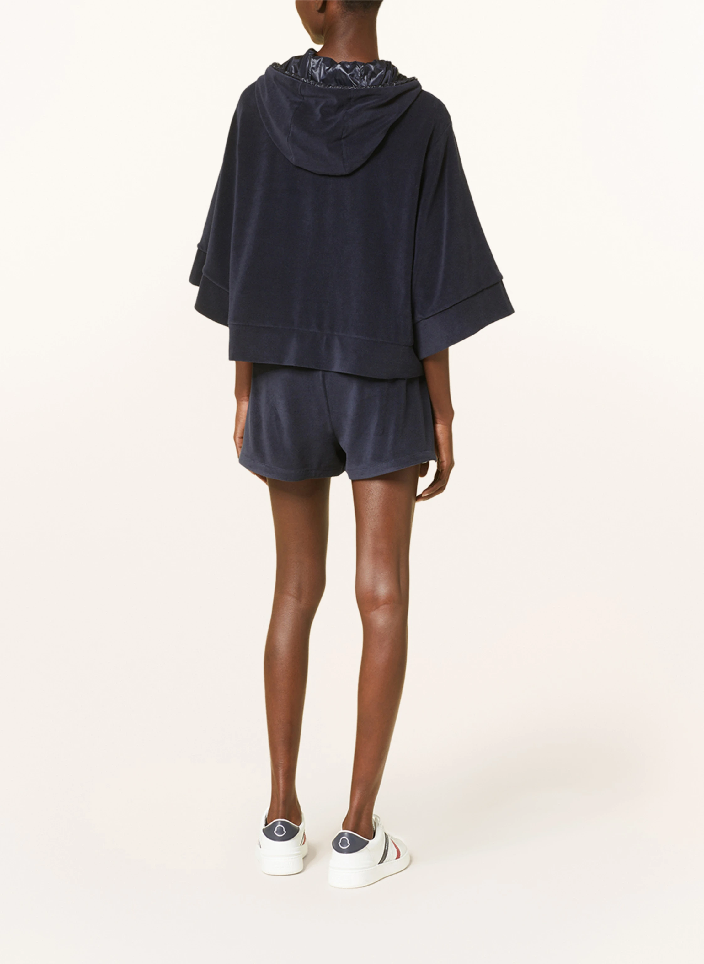 MONCLER Frotteejacke mit 3/4-Arm