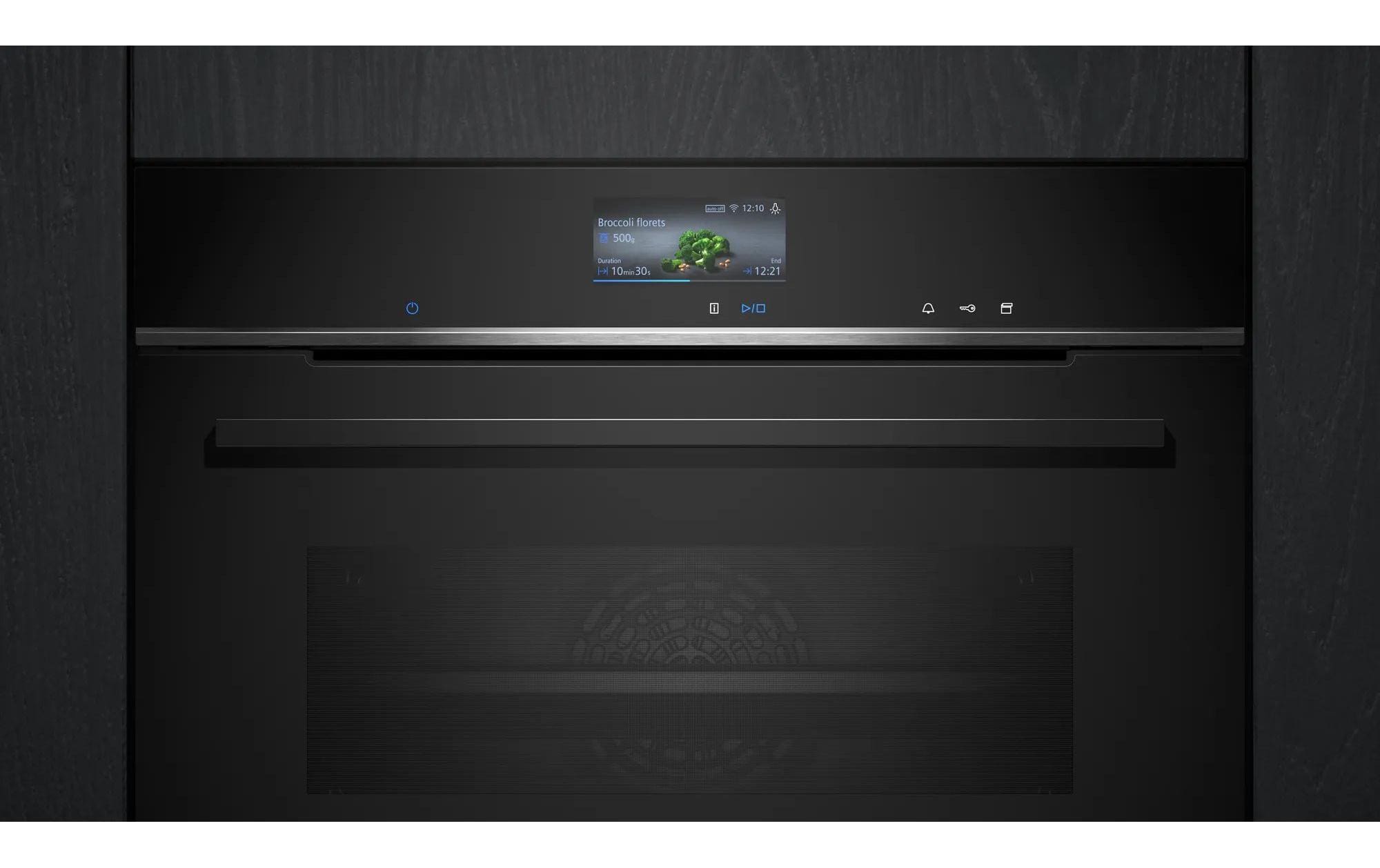 Einbaudampfbackofen CS756G1B1 Schwarz A+<br>Kompaktdampfbackofen