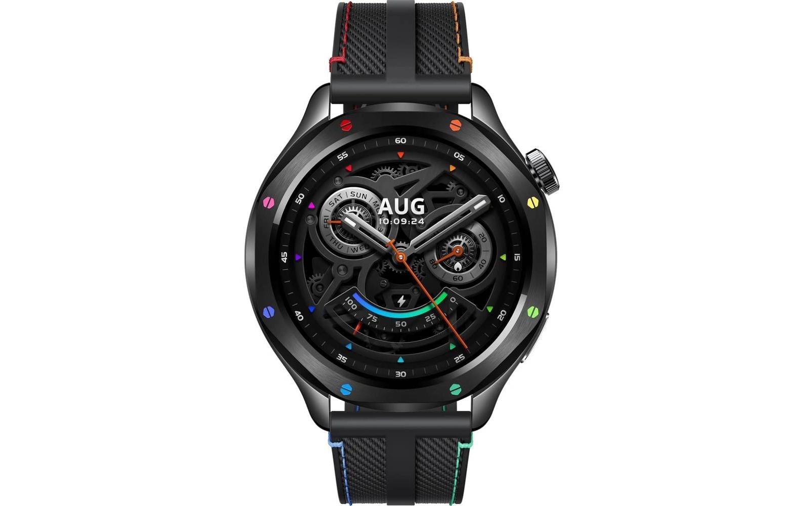 Smartwatch S4 Rainbow<br>Smartwatch mit drehbarer Krone und AMOLED-Display