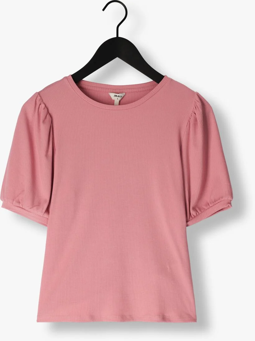 OBJECT lichtroze object t-shirt objjamie s/s top