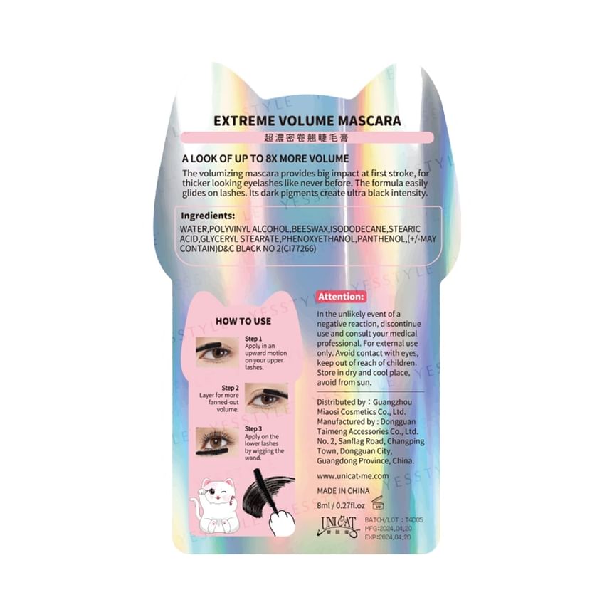 UNICAT - Mascara met extreem volume