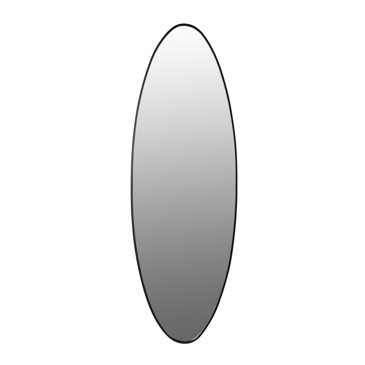 Spiegel Scandi Oval zwart 60x160 cm