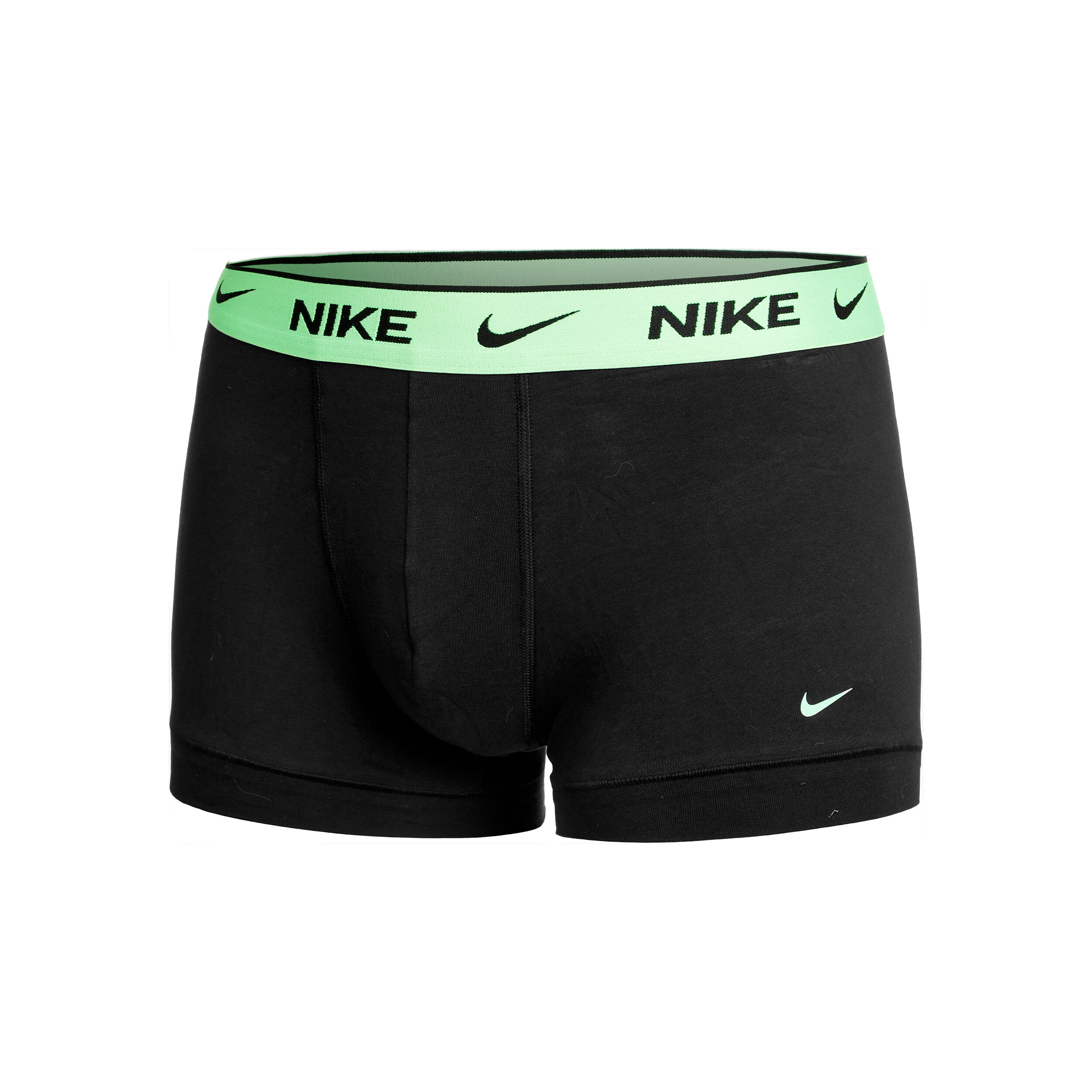 Nike Everyday Cotton Stretch Trunk Caleçon Pack De 3 Hommes - Gris , Vert Fluo
