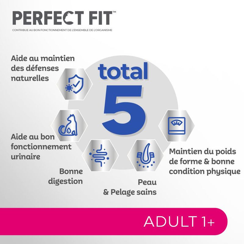 Perfect Fit Sterilisé Adult 1+ Riche en bœuf