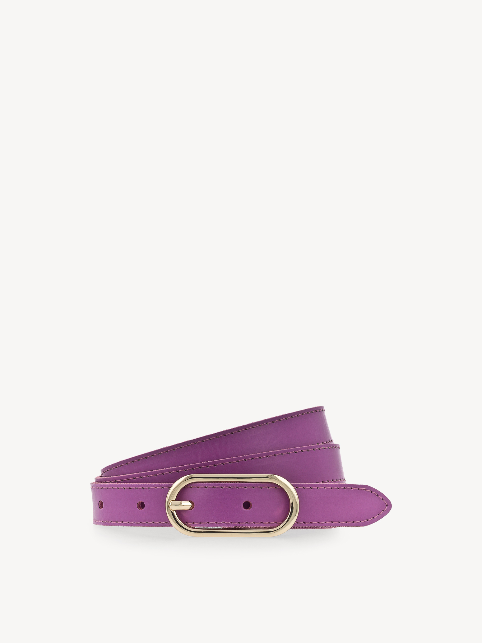Leren Riem - lila