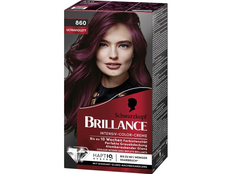 Schwarzkopf BRILLANCE Haarcoloration 860 Ultraviolett Atemberaubende, intensive Fashion-Haarfarbe