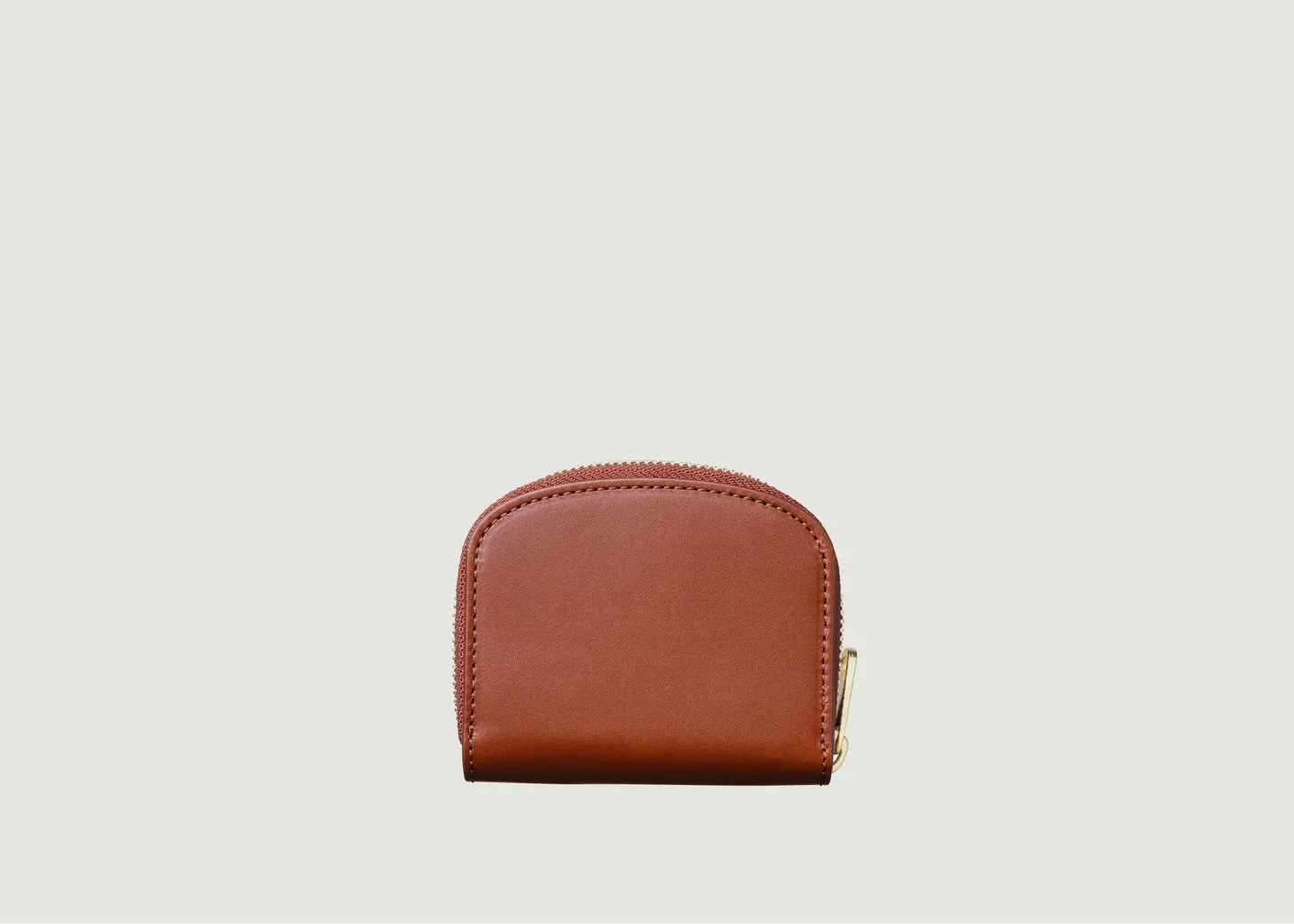 Porte-monnaie Compact Demi-lune Mini en cuir A.P.C.
