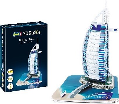 Revell 3D Puzzle - Burj Al Arab - 46 Brikker - 31 CM
