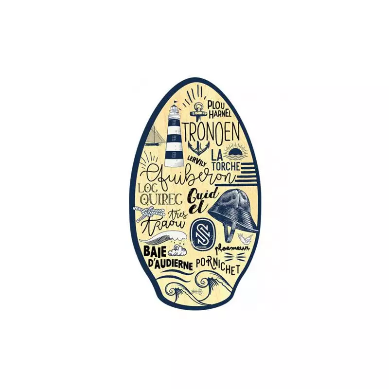 Skimboard WOOD Bretagne 41