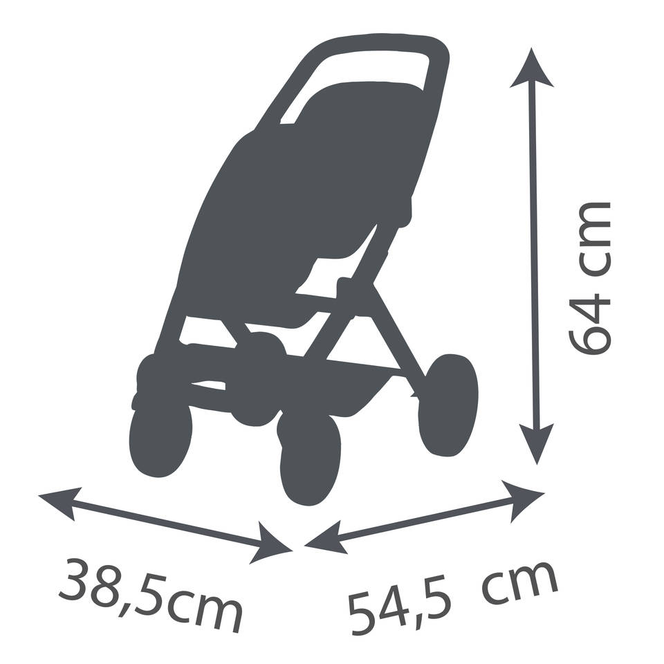 Maxi-Cosi & Quinny tweeling poppenwagen - beige