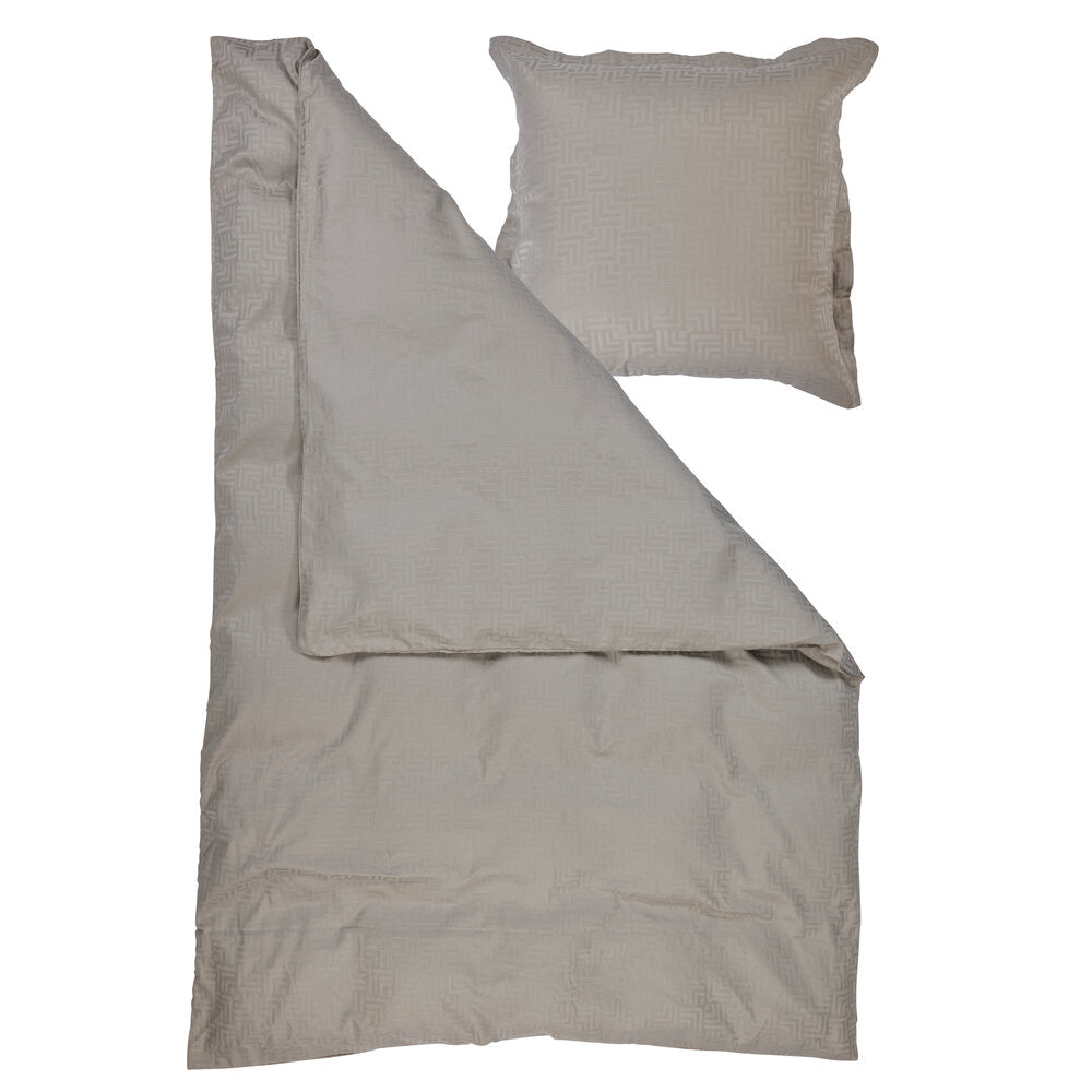 Margit Brandt  Jacquard logo sengetøj - grå