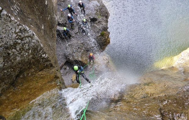 Canyoning in Sonthofen als Abenteuergeschenk| mydays
