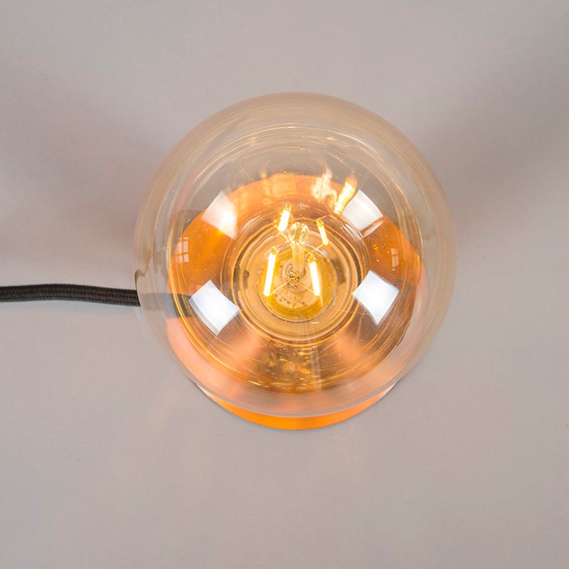 Art Deco tafellamp goud - Facil