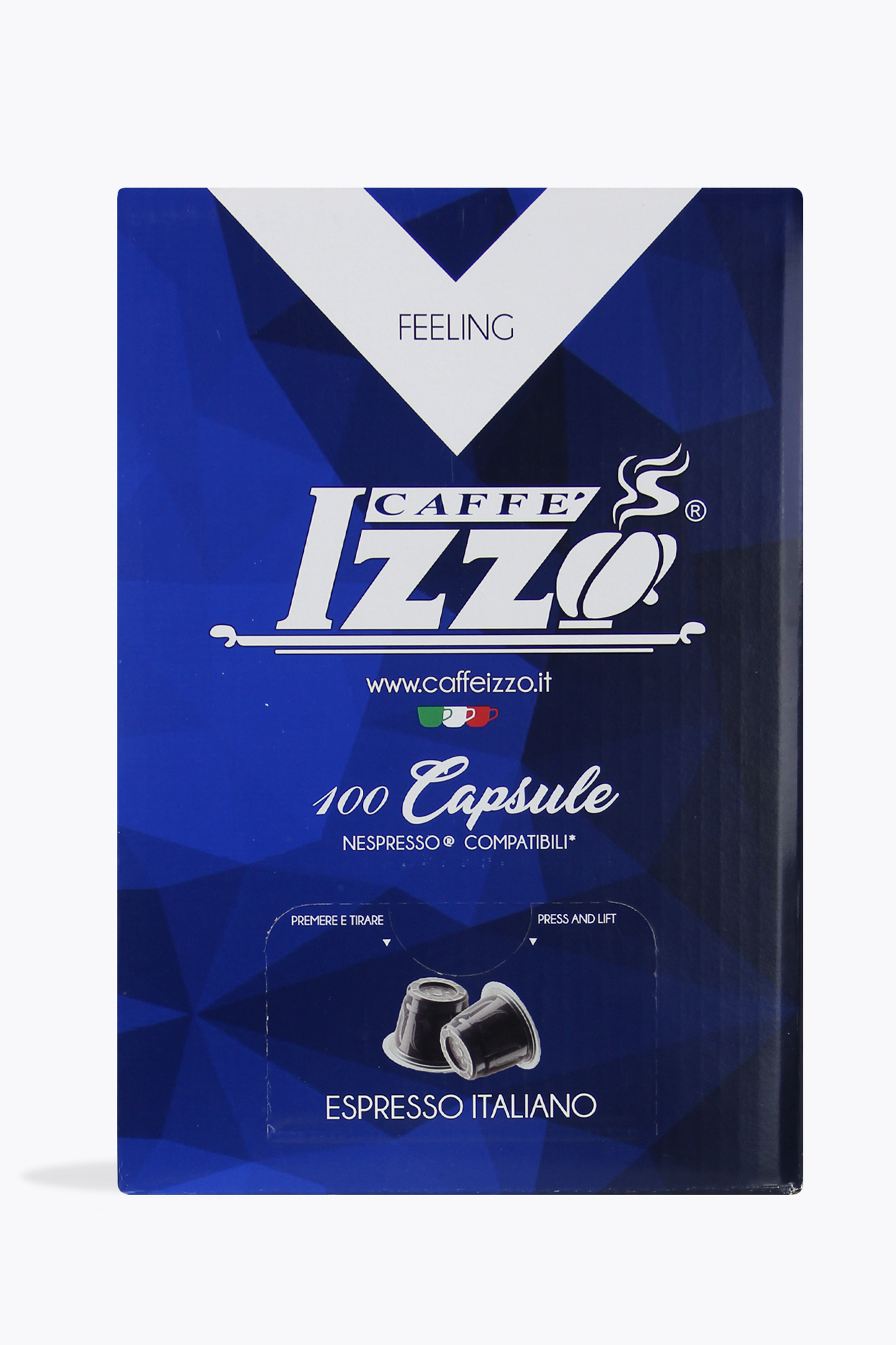 Izzo DEK entkoffeinierte 100 Kapseln Nespresso® kompatibel
