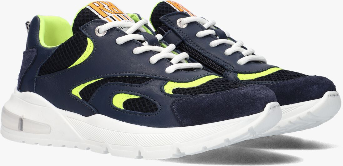 RED-RAG blauwe red-rag lage sneakers 13721