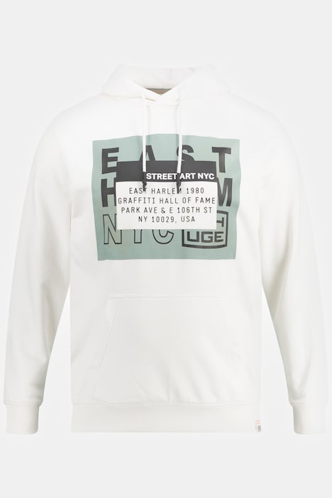 STHUGE Hoodie, Kapuze, XL Print, bis 8 XL