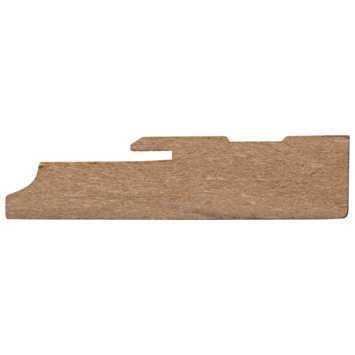 CANDO hoge plint blok clip zwart 1,8 x 8