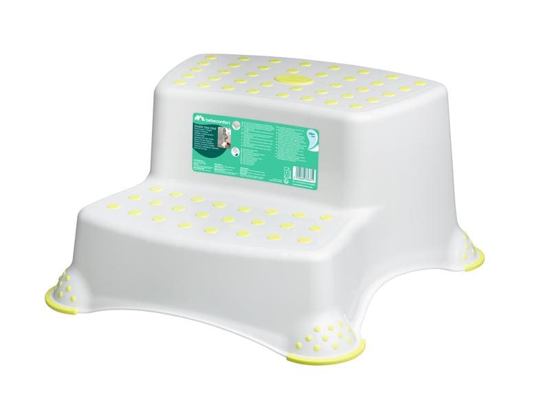 Bebeconfort Zweistufenschemel Weiss Stufenhocker mit 2 Stufen