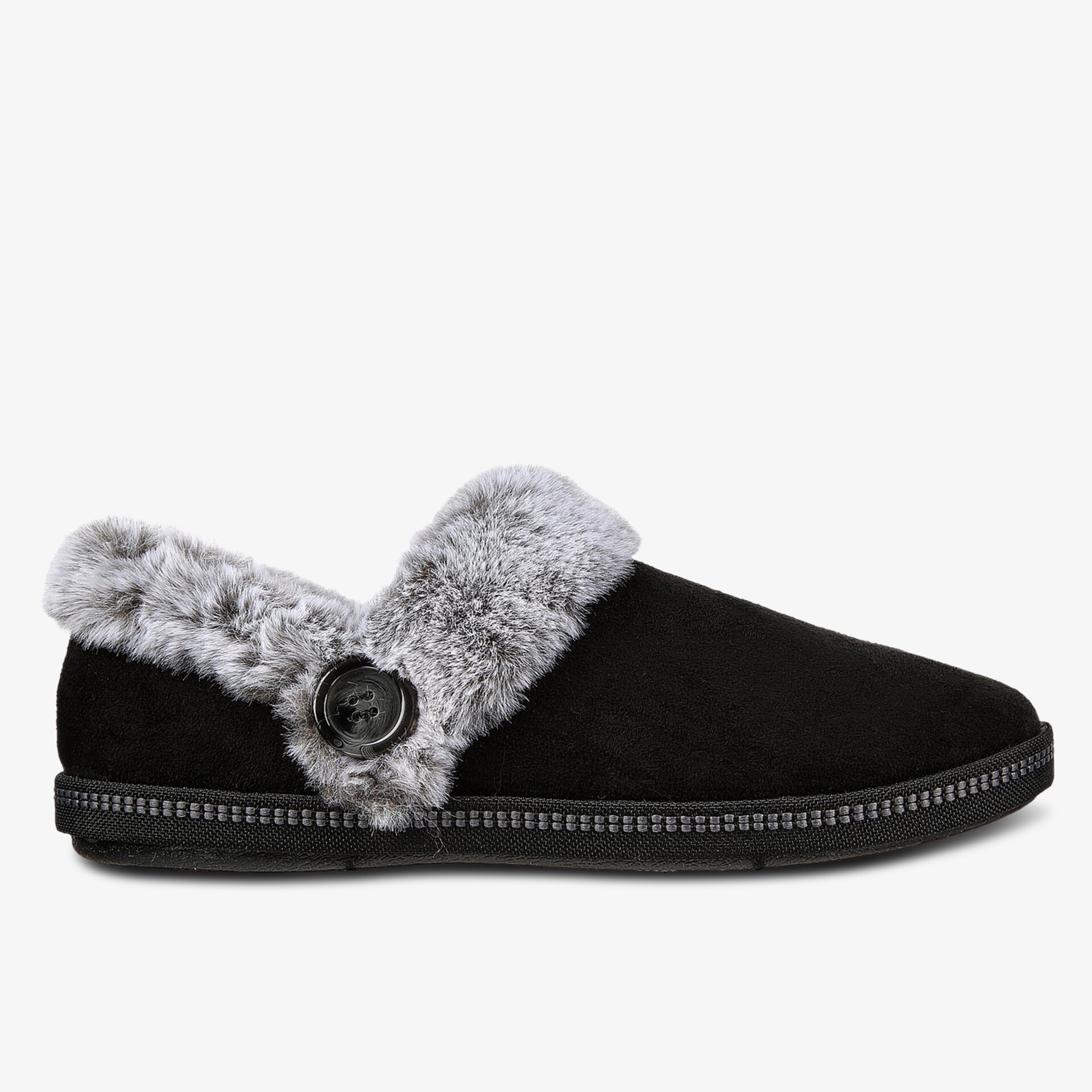 SKECHERS COZY CAMPFIRE FRESH TOAST Damen Hausschuhe schwarz