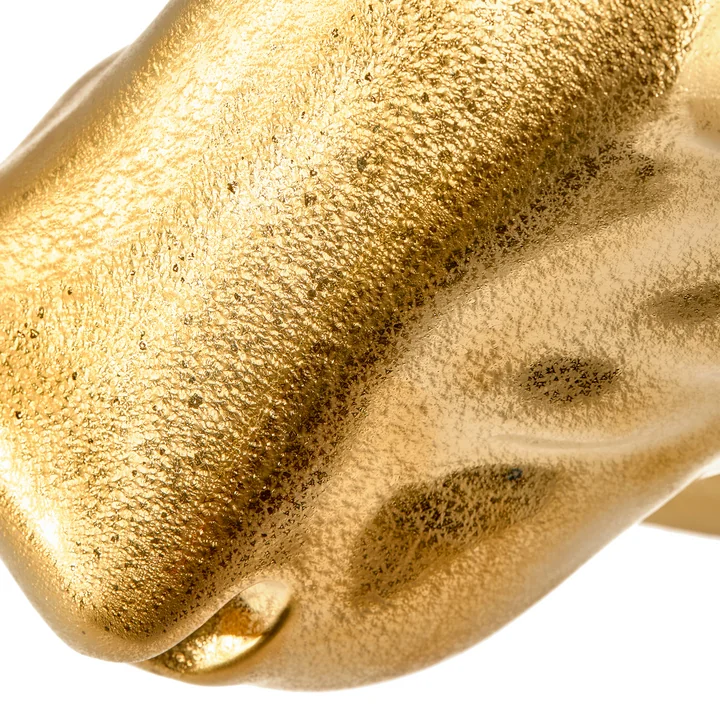 Pols Potten - Don't Eat Me, Save Me Pig Spardose, gold