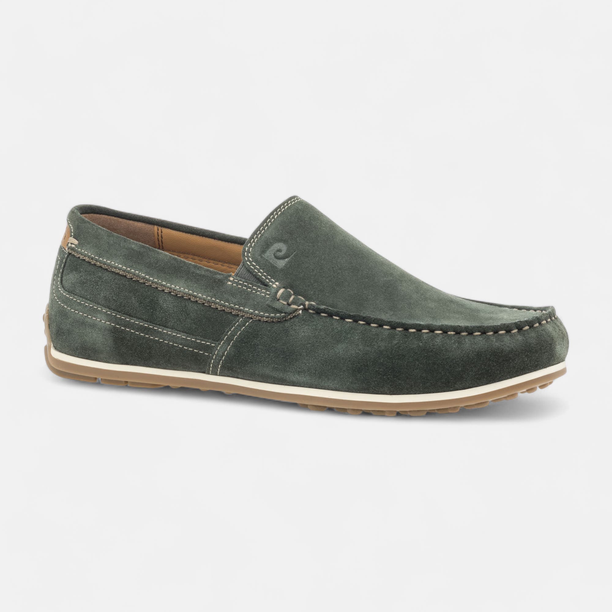 Mocassins Homme en cuir vert