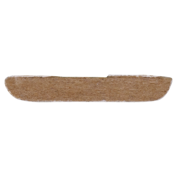 Afdeklijst MDF zelfklevend wit 4x30 mm lengte 260 cm