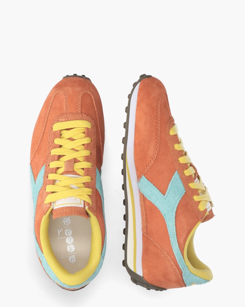 Diadora Sport Rally S Oranje/Multicolor Damessneakers