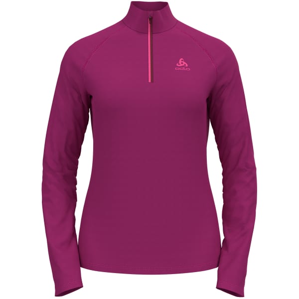 Sweat polaire ODLO BESSO MID LAYER 1/2 ZIP W FESTIVAL FUCHSIA