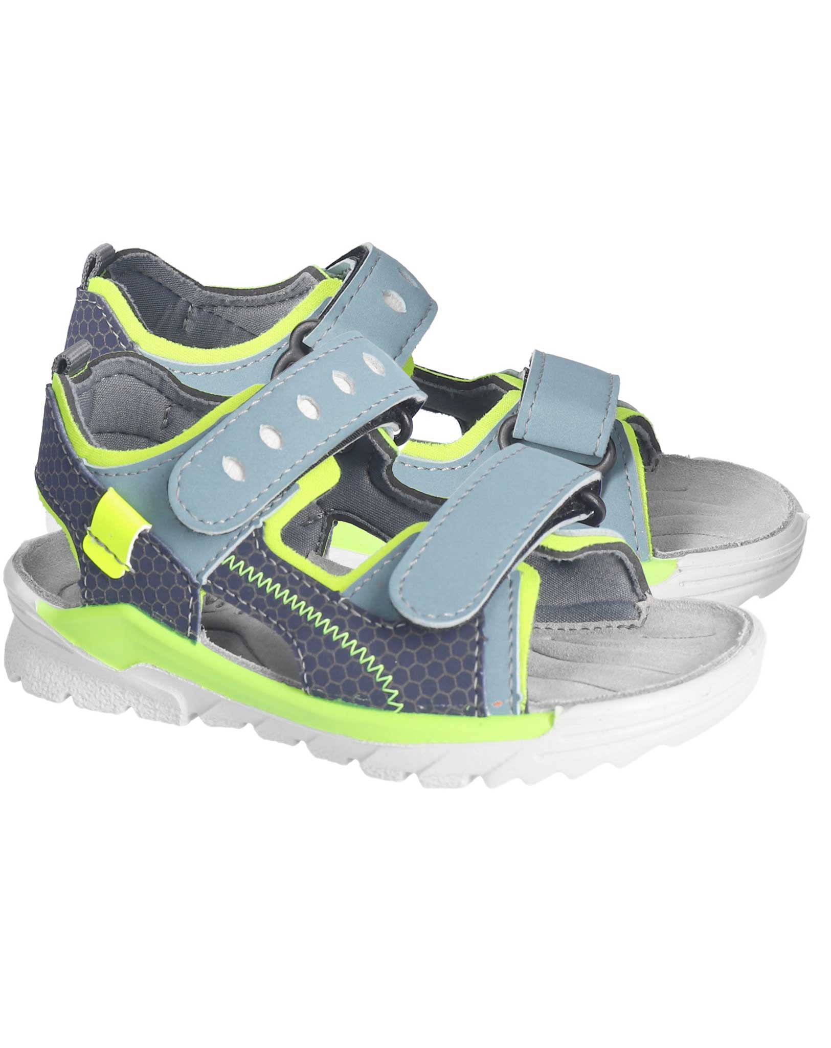 Klett-Sandalen TAJO in arctic/neongelb