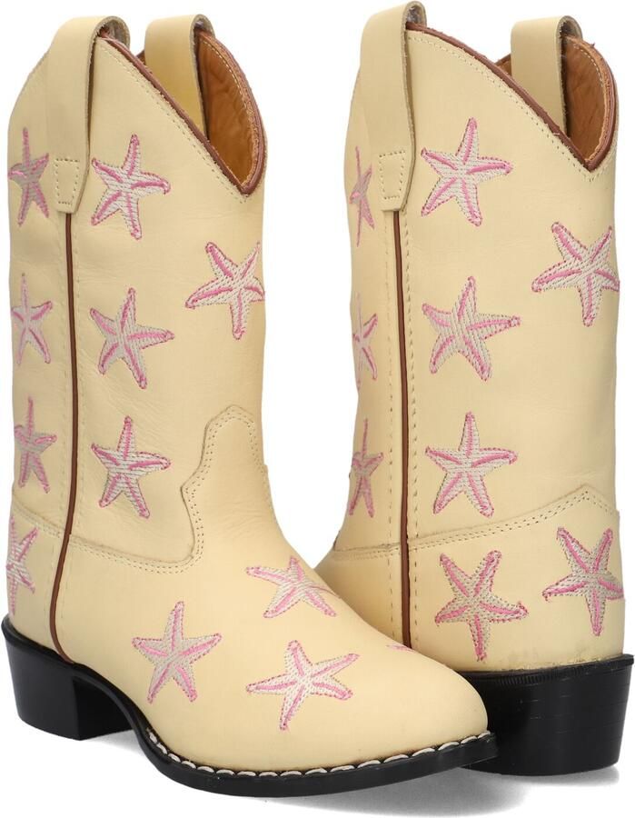 BOOTSTOCK Beige Laarzen Starfish Cream pink