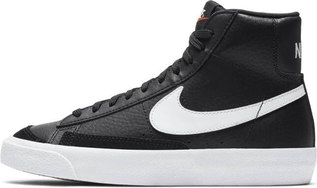 Nike Blazer Mid '77 Kinderschoenen Black White Team Orange Sail Kind