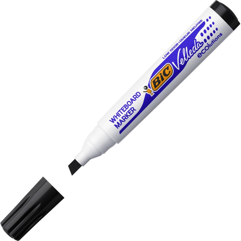 Marqueur effaçable Bic Velleda Ecolutions 1751 pointe biseauté 3,7 à 5,5 mm