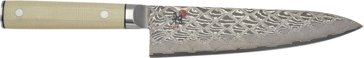 MIYABI Mikoto Kokkekniv 200 Glatslebet Beige