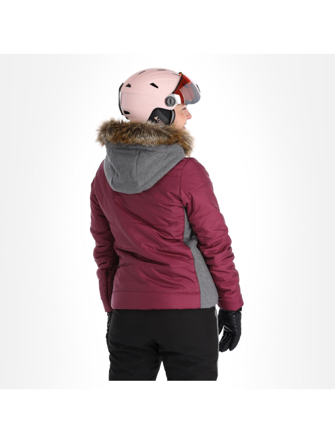 Stongerhohe ski-jas dames