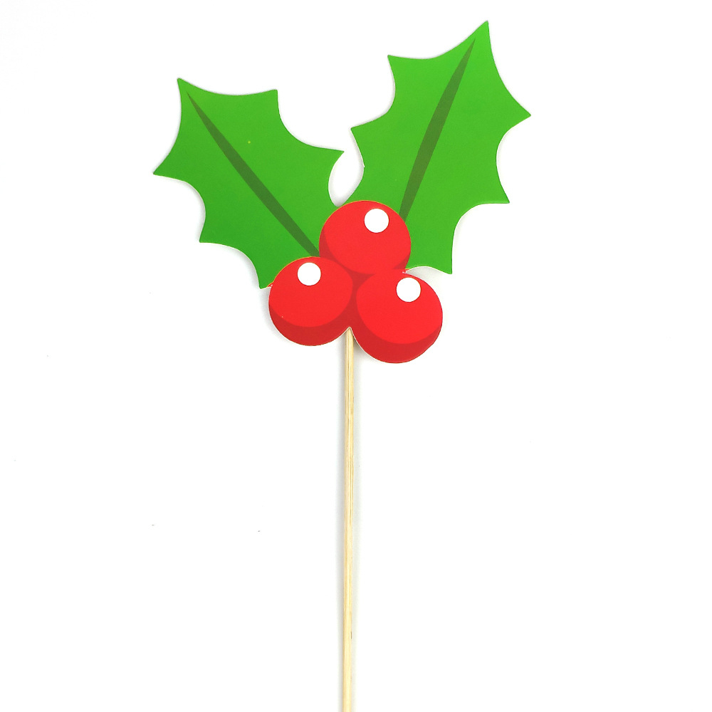 (32er Set) Photo Booth Fotorequisiten Party Foto Accessoires Dekorationen für lustige Bilder - Weihnachten