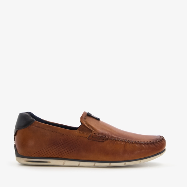 Bugatti Chelsey leren heren instappers cognac