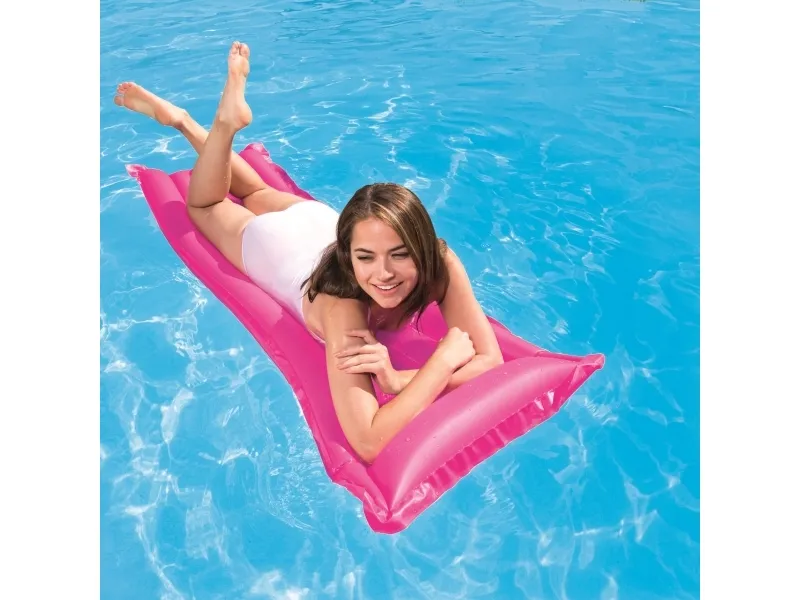 Bestway 44007, Blå, Grøn, Lyserød, Gul, Flydende madras, Vinyl, 690 mm, 1830 mm, 598 g