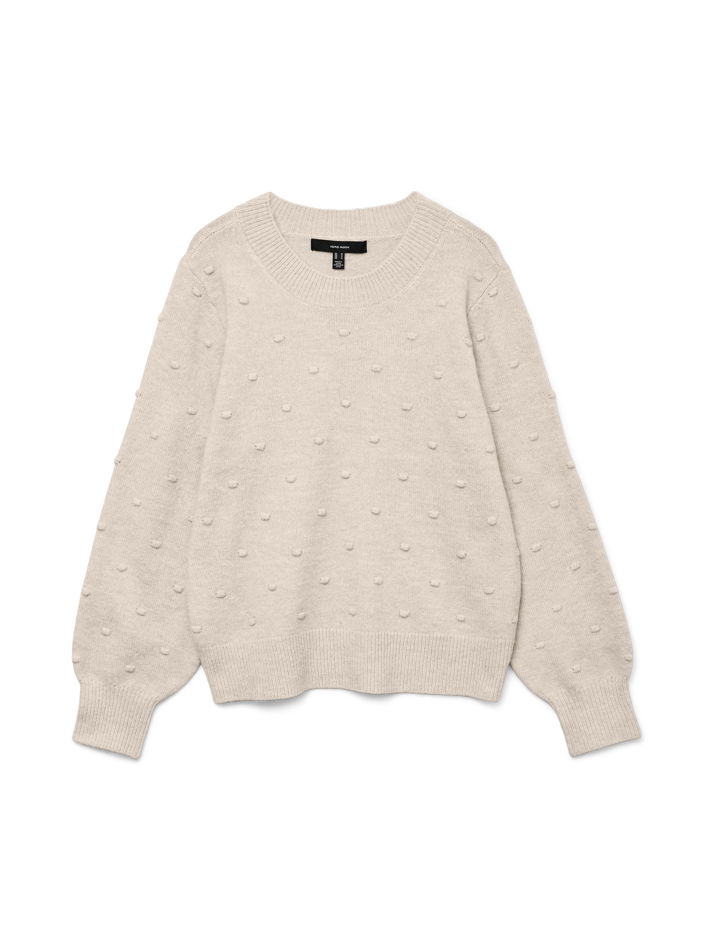 Vero Moda Rundhalspullover »VMFRANCESCA LS O-NECK PULLOVER BOO«
