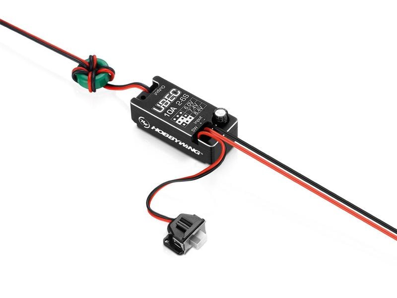 Hobbywing Stromversorgung UBEC V2, 10A, 2-6S, für Fahrzeuge Starker Bec für RC Fahrzeuge