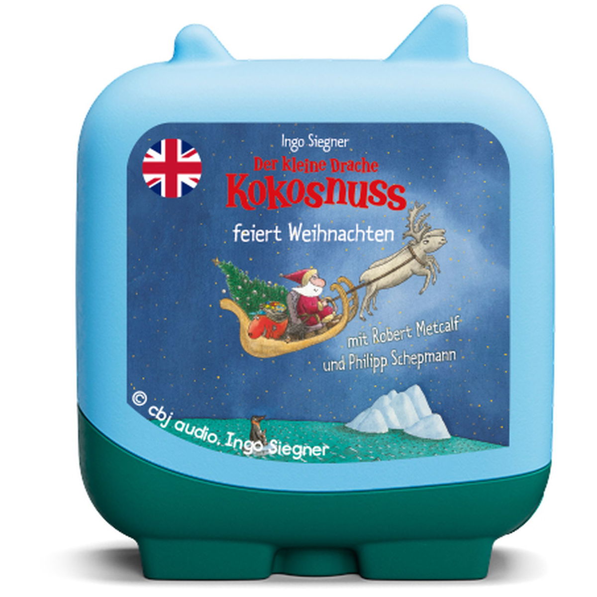 toniestonies   Clever Tonies Der kleine Drache Kokosnuss feiert Weihnachten Englisch lernen