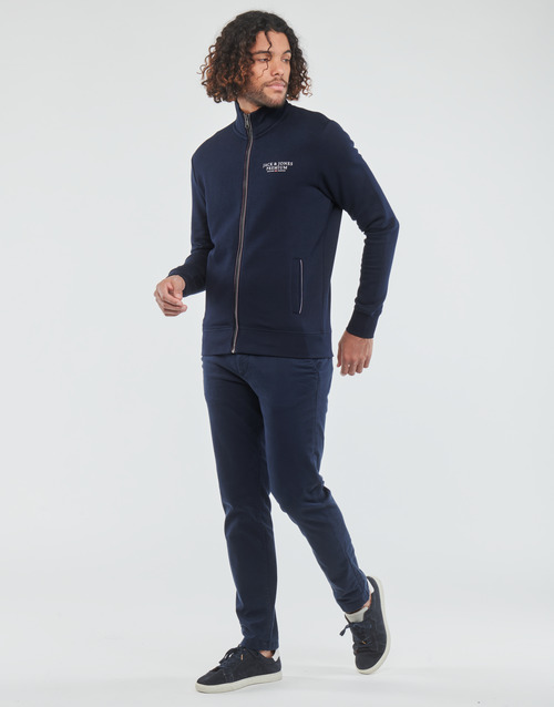 Jack & Jones - JPRBLUARCHIE SWEAT ZIP HIGH NECK - Marine