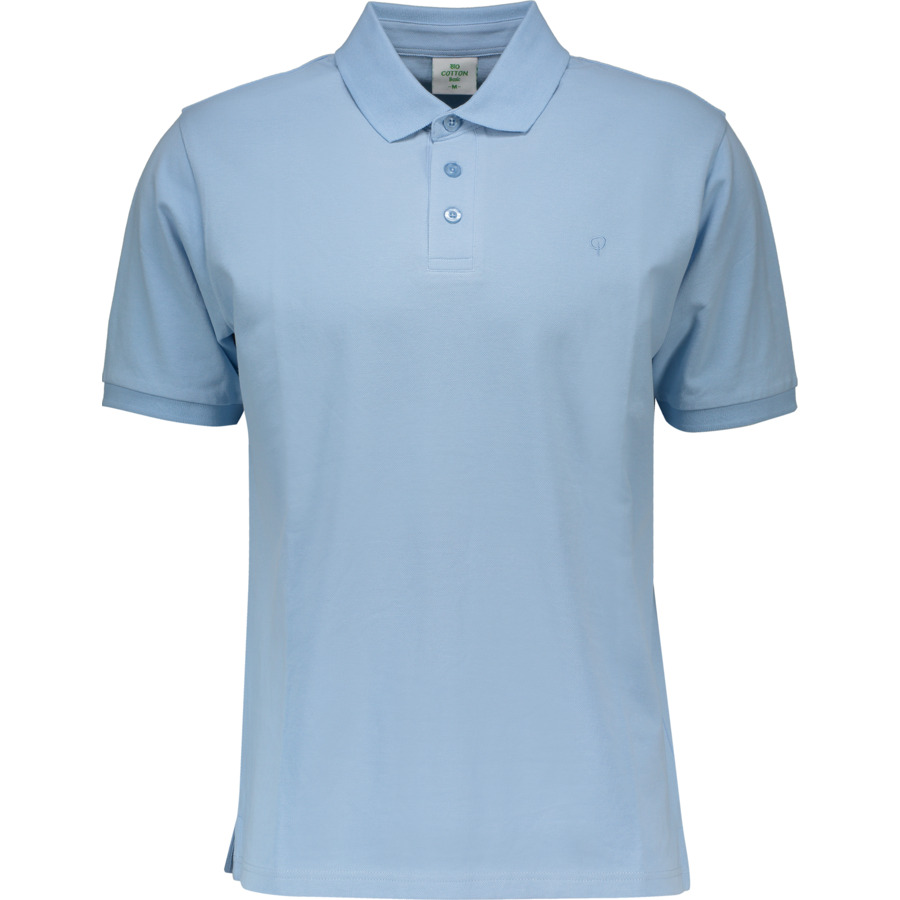 Herren-Poloshirt Bio, navy