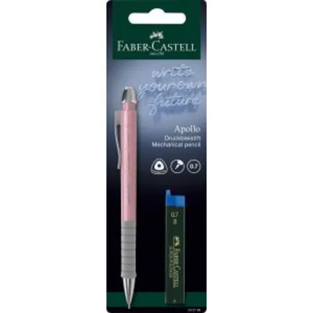 Faber-Castell Druckbleistift Apollo 0,7 +Minen, 1 Stück, 4-fach sortiert