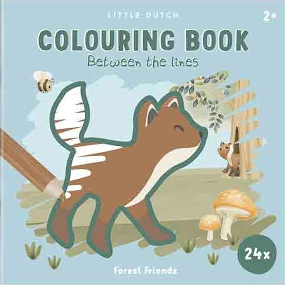Little dutch kleurboek binnen de lijntjes - forest