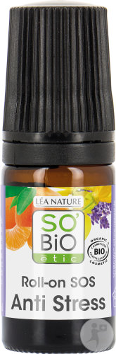 So'Bio Étic Roll-On SOS Relaxation Aux 7 Huiles Essentielles Biologiques Flacon 5ml