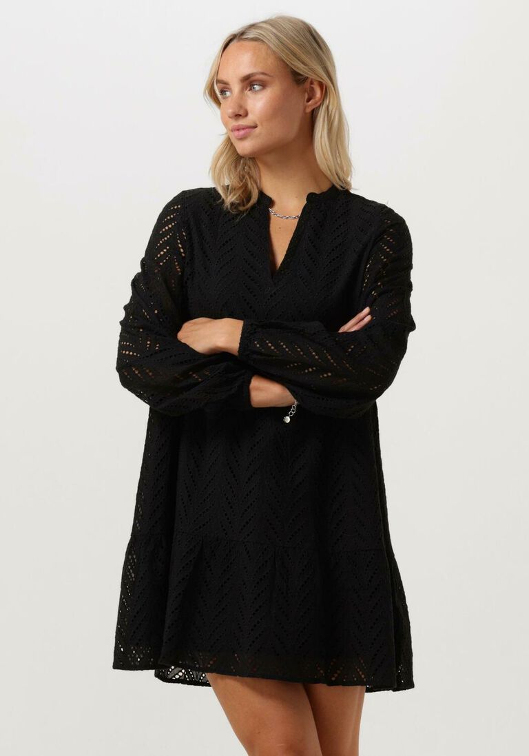 REFINED DEPARTMENT zwarte refined department mini jurk jennifer