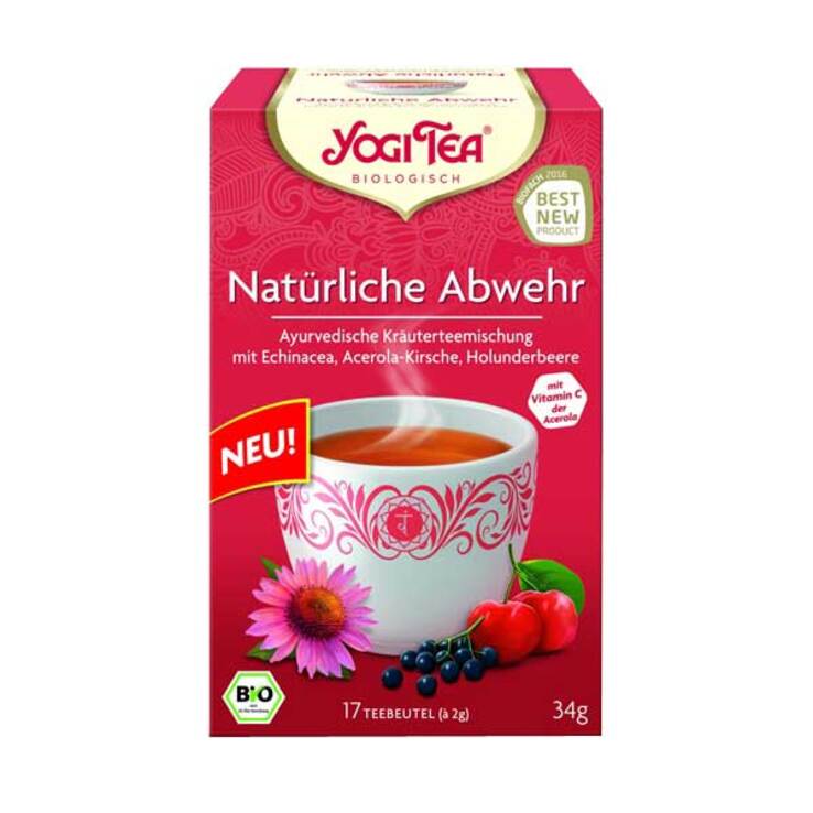 Yogi Tea Natürliche Abwehr Filterbeutel, 17X1.8 g