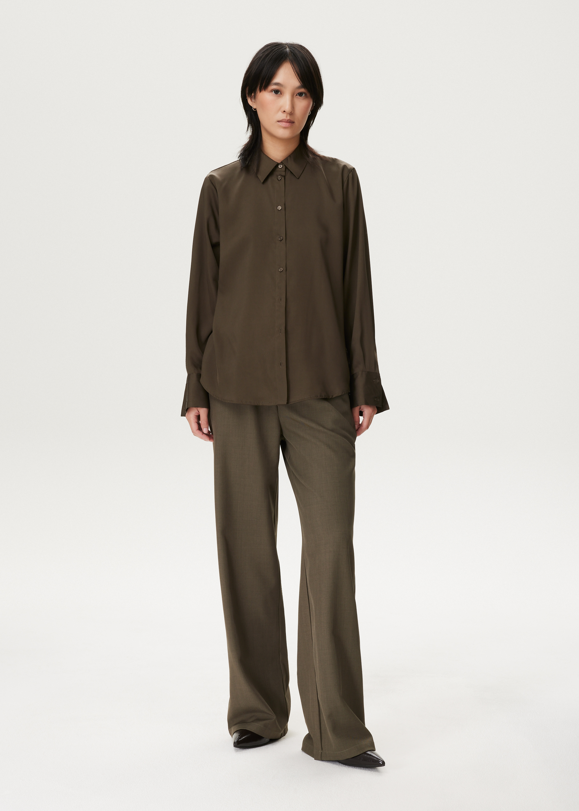 Wide leg pantalon